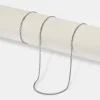 Micro Cuban Bracelet 2.5mm & Micro Cuban Chain 3mm - White