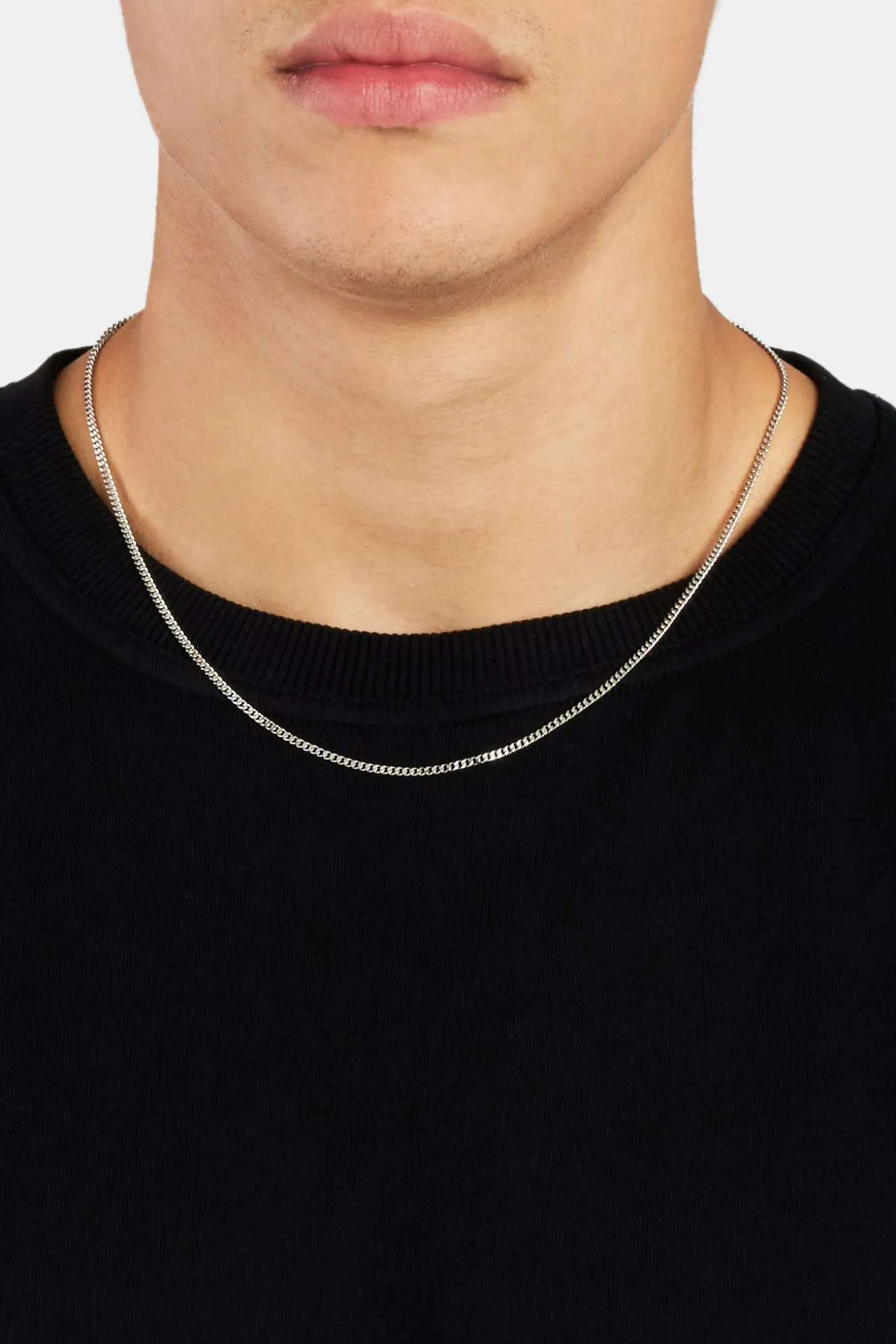 Micro Cuban Chain - 2mm - White
