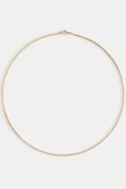 Micro Cuban Link Chain - 2.5mm - Gold