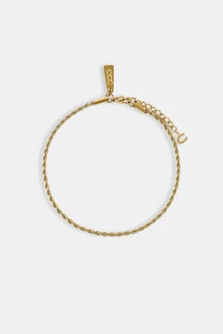 Micro Rope Bracelet - 1.5mm - Gold