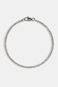 Micro Tennis Bracelet - 2.5mm - White