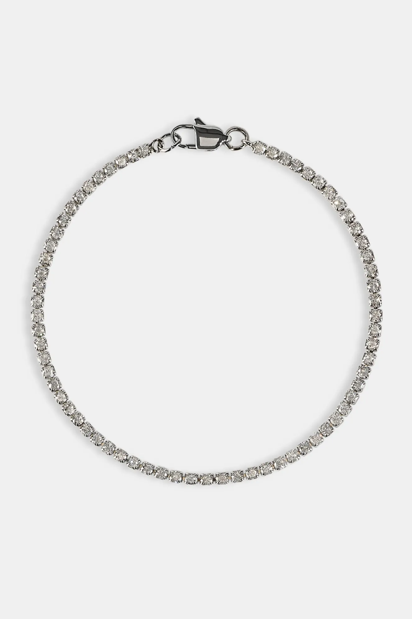Micro Tennis Bracelet - 2.5mm - White