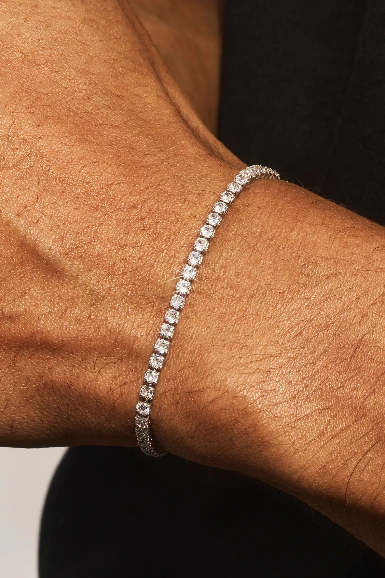 Micro Tennis Bracelet - 2.5mm - White