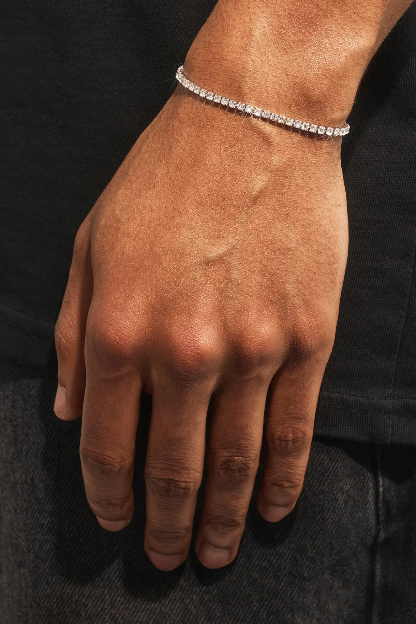 Micro Tennis Bracelet - 2.5mm - White