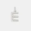 Mini Polished Balloon Letter Pendant - 20mm