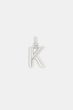 Mini Polished Balloon Letter Pendant - 20mm