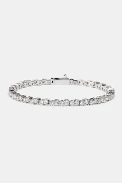Mixed Square Stone Tennis Bracelet - 3mm