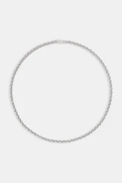 Mixed Square Stone Tennis Chain - 3mm