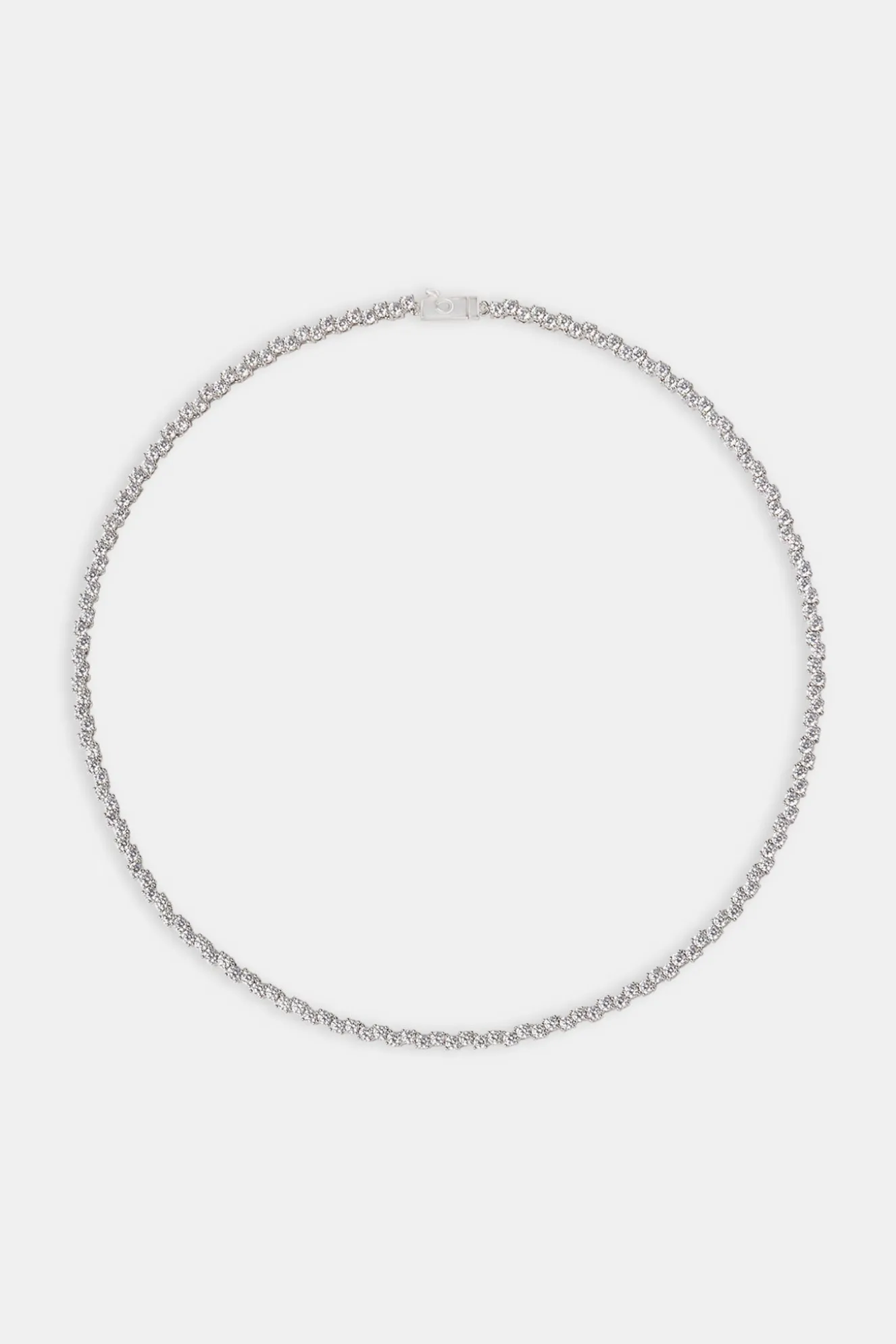 Mixed Square Stone Tennis Chain - 3mm
