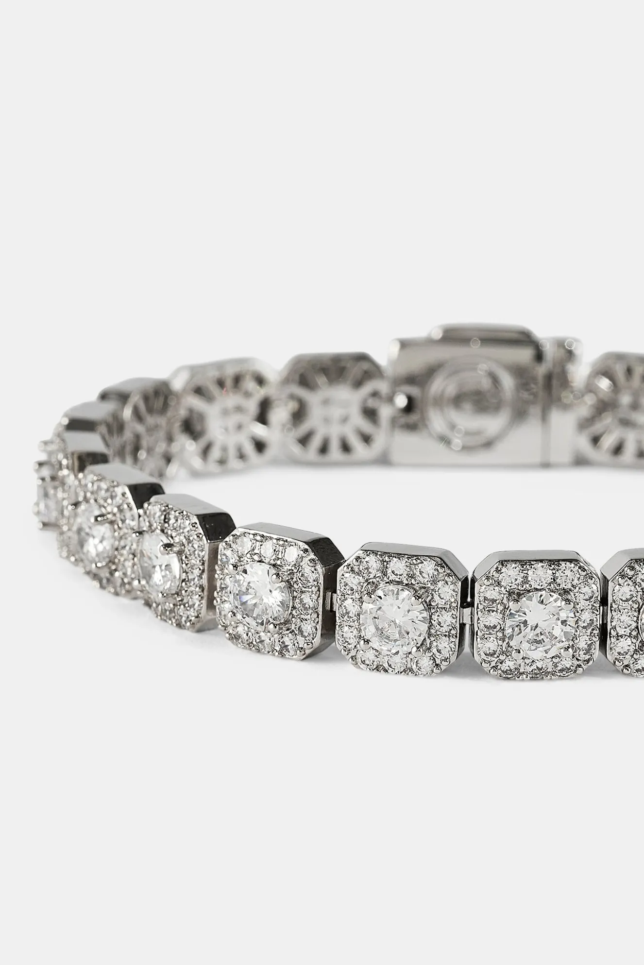 10mm Clustered Tennis Bracelet