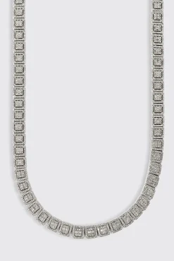12mm Clustered Tennis Chain