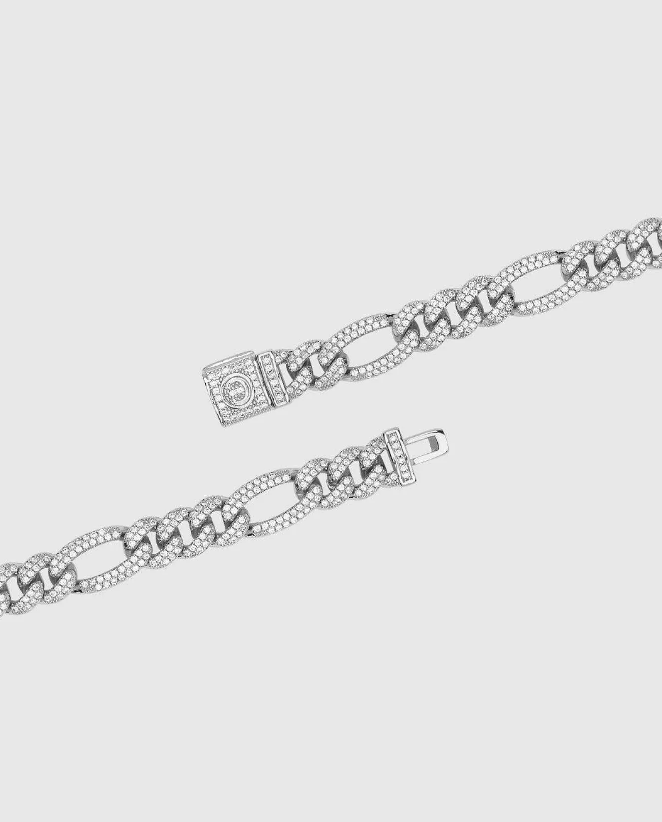 10mm Iced Figaro Bracelet