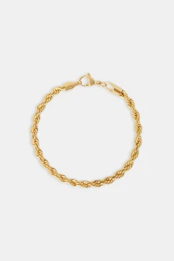 5mm Rope Bracelet - Gold