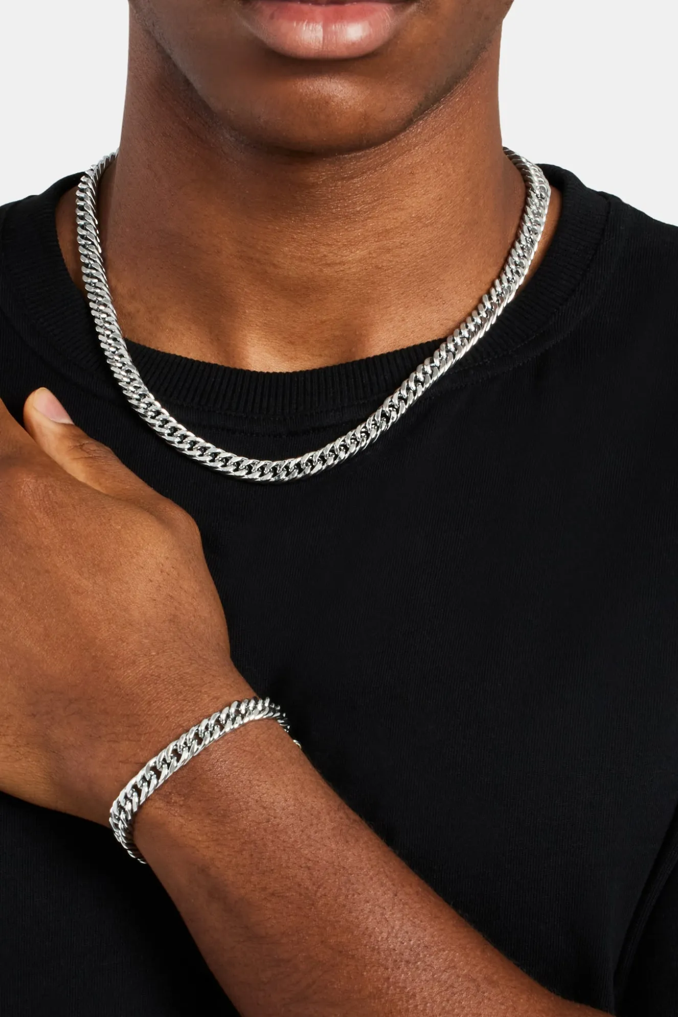 8mm Square Cuban Bracelet