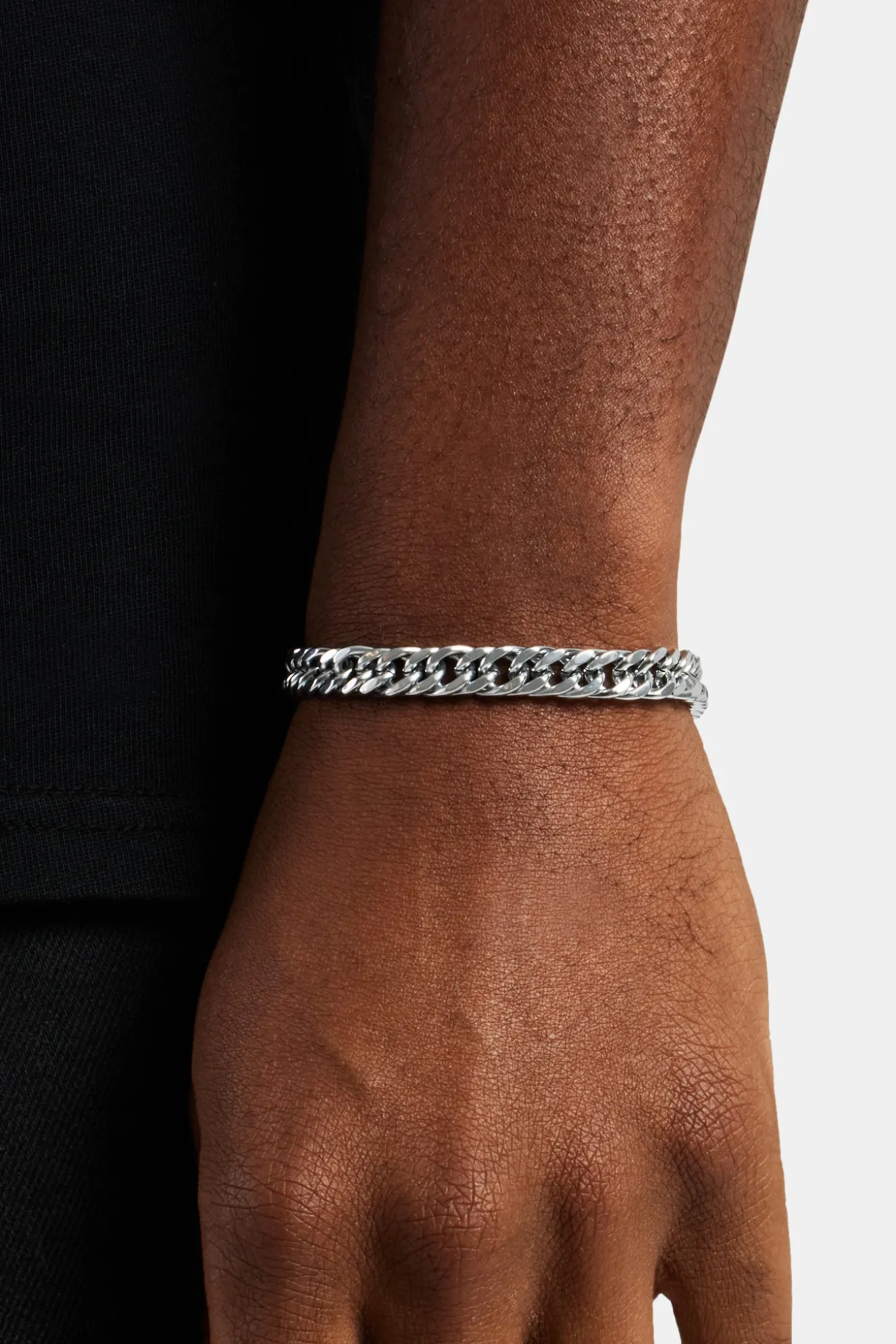 8mm Square Cuban Bracelet