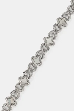 Mother of Pearl Baguette Motif Bracelet - 10mm