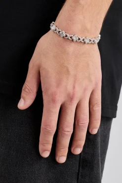 Mother of Pearl Baguette Motif Bracelet - 10mm