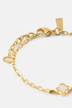 Mother Of Pearl Motif Rolo Bracelet - 8mm