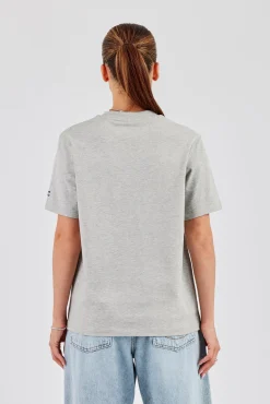 New York Script Regular T-Shirt - Grey Marl