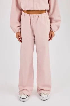 Nylon Waistbandless Jogger - Light Pink
