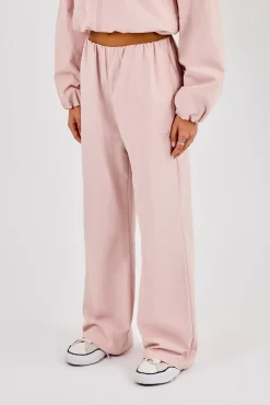 Nylon Waistbandless Jogger - Light Pink