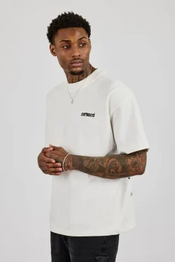 Oversized Rio Graphic Print T-Shirt - Off White