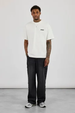 Oversized Rio Graphic Print T-Shirt - Off White