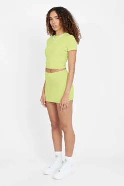 Paraiso Short Sleeve Top - Lime