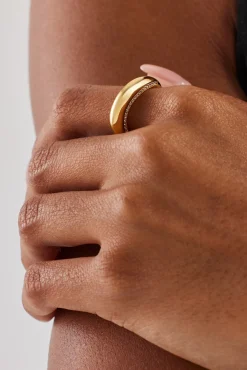 Polished Asymmetrical Band Ring - 5mm