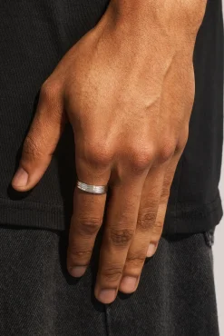 Polished Band Ring - 5mm - White