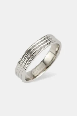 Polished Band Ring - 5mm - White