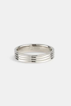 Polished Band Ring - 5mm - White