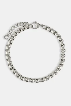 Polished Box Bracelet - 5mm - White