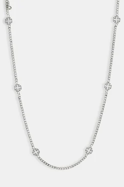Polished Cross Motif Chain - 6mm - White