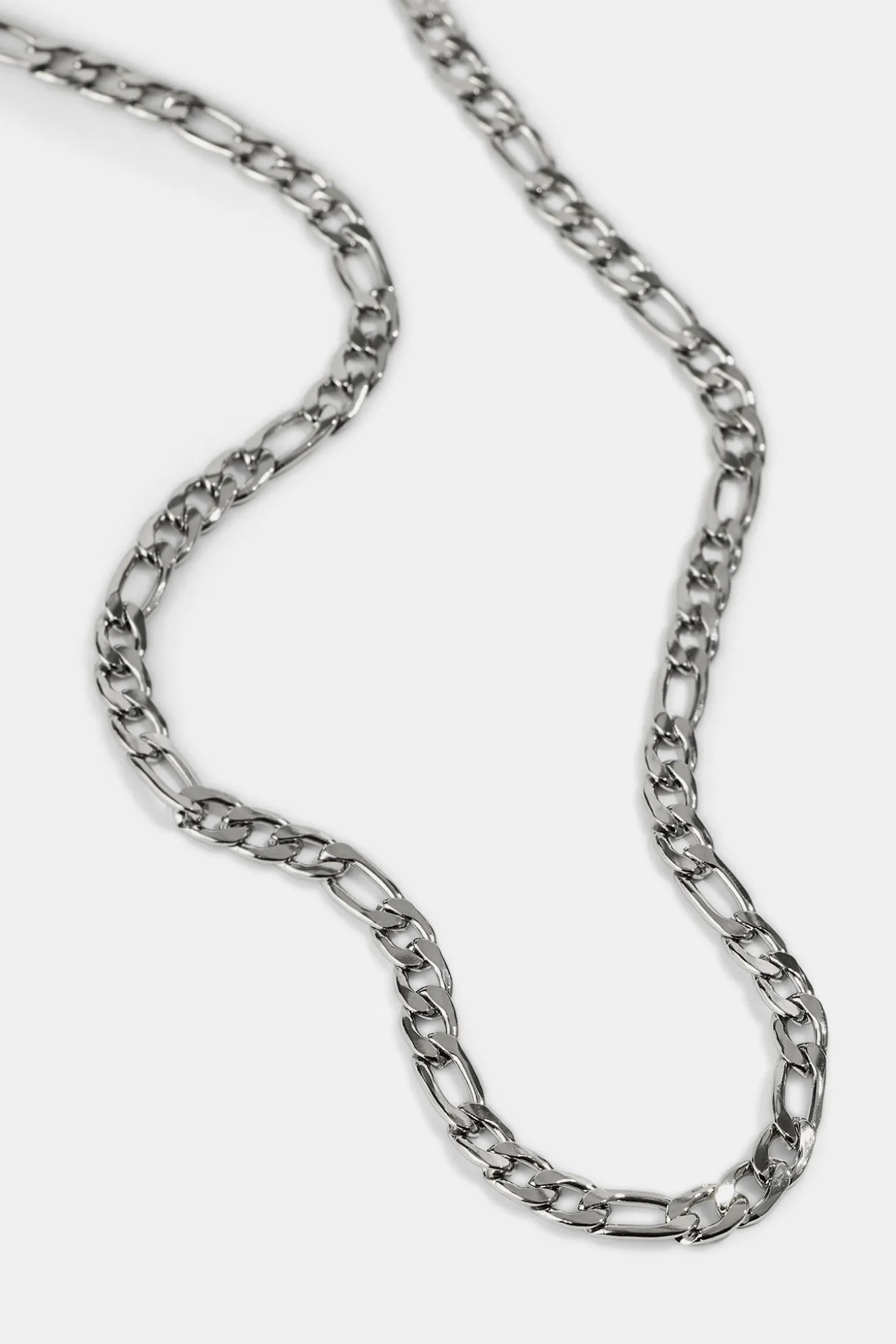 Polished Figaro Chain - 5mm - White