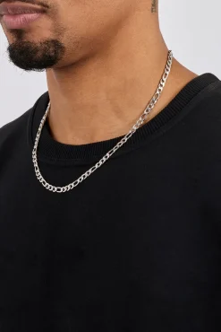 Polished Figaro Chain - 5mm - White