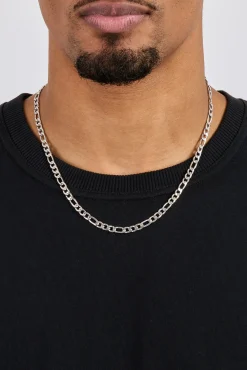 Polished Figaro Chain - 5mm - White