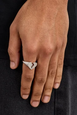 Polished Heartbreak Ring - 15mm - White