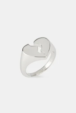 Polished Heartbreak Ring - 15mm - White