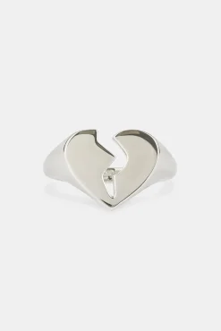 Polished Heartbreak Ring - 15mm - White