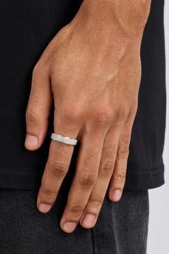 Polished & Iced Mix Ring - 5mm