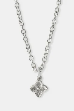 Polished Motif Pendant Necklace - 8mm