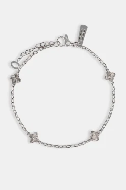 Polished Motif Rolo Bracelet - 8mm