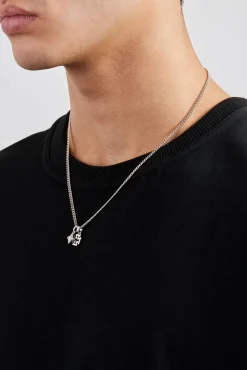 Polished Star & Cross Necklace - 10mm