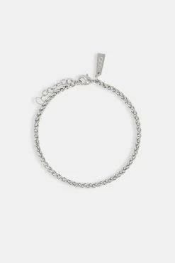 Polished Wheat Link Bracelet - 3mm