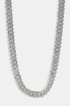 Prong Cuban Chain - 14mm - White