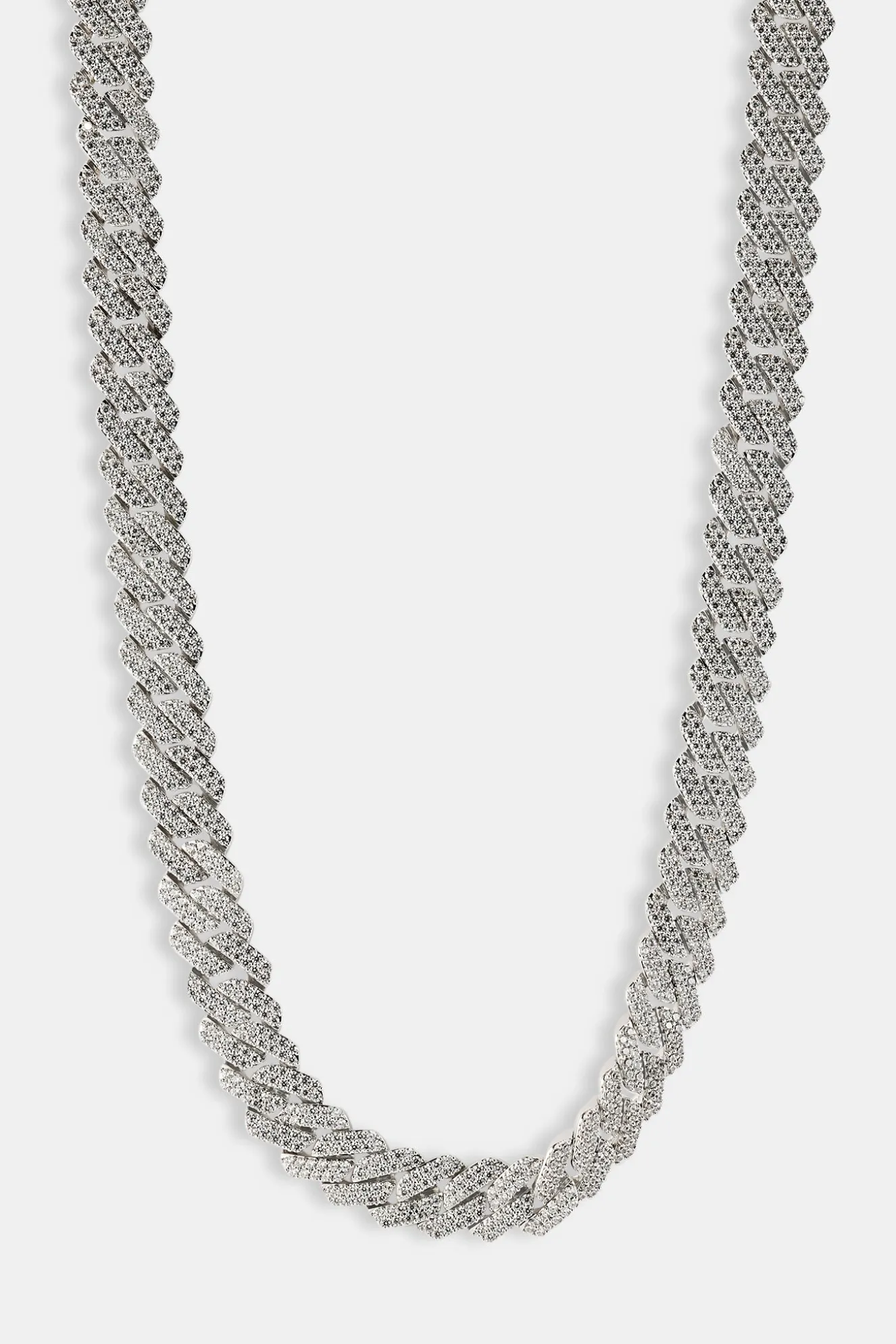 Prong Cuban Chain - 14mm - White