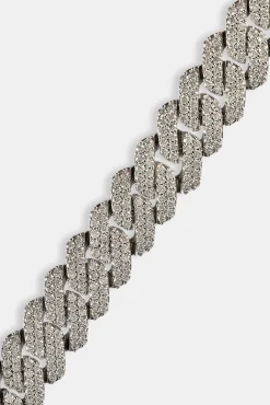 Prong Cuban Chain - 14mm - White
