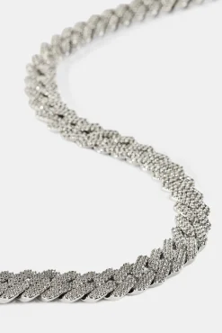 Prong Cuban Chain - 14mm - White