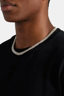 Prong Cuban Chain - 8mm - White
